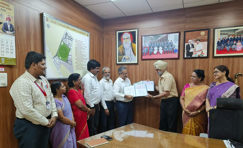 MoU BETWEEN CIPET:IPT, CHENNAI AND GURU NANAK CENTRE FOR CONSULTANCY AND OUTREACH ACTIVITIES