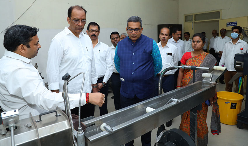 Visit of Secretary (C & PC) and President – CIPET G.C.