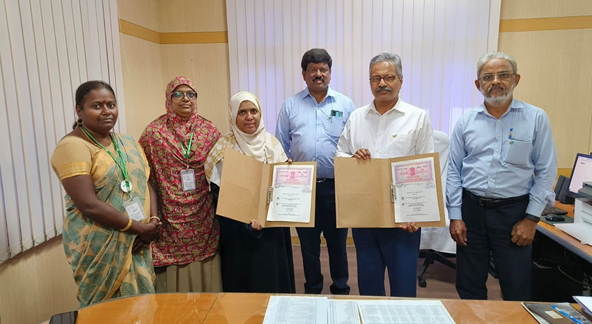 Memorandum of Understanding was signed with Justice Basheer Ahmed Sayeed College for Women (Autonomous), Chennai