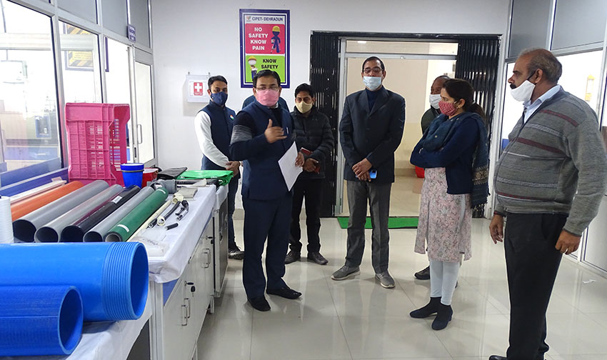 VISIT OF CHIEF DEVELOPMENT OFFICER, DEHRADUN