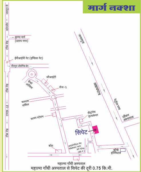 CIPET : CSTS - Jaipur Location Map